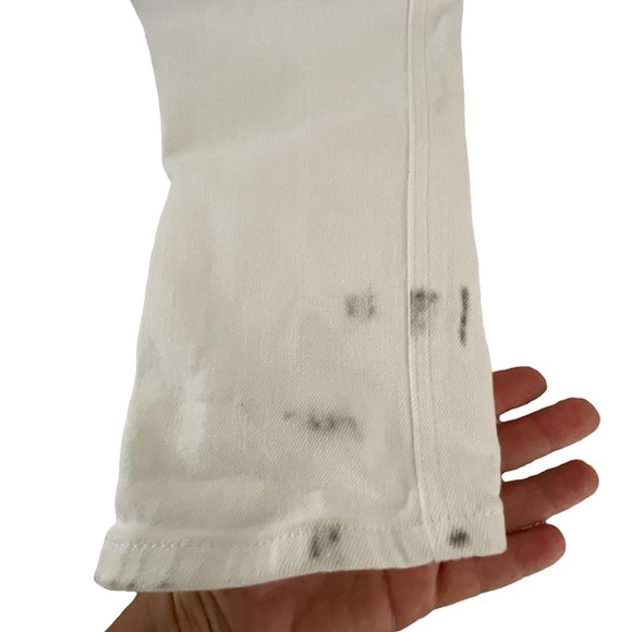 Frame Denim Le Garcon Denim Overalls Jumpsuit, Blanc White Size XSmall - Picture 10 of 10